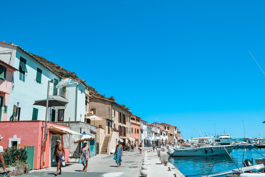 Straten in Capraia