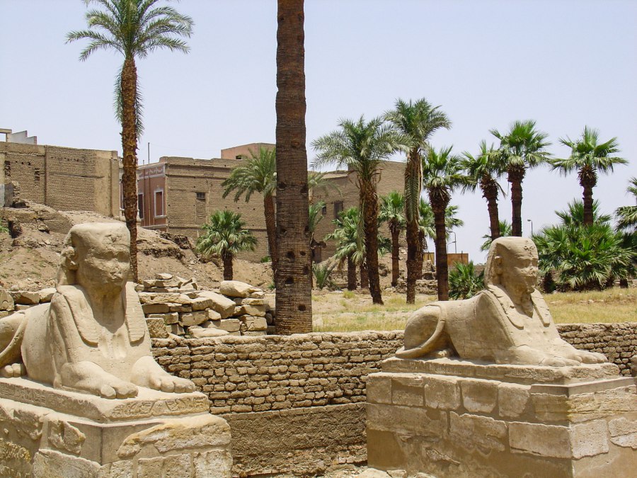 2,5 kilometer lange weg met sfinxen (dromos) - Luxor Reiskick