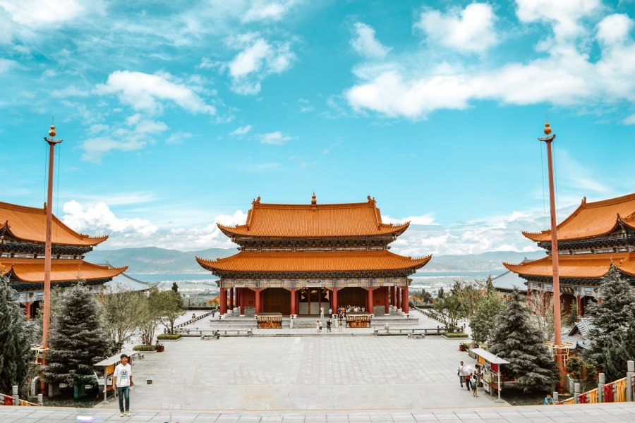 Reiskick - Chong Shang Tempel in Dali, China
