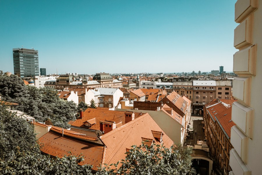 Uitzicht over Zagreb in Kroatie - Reiskick