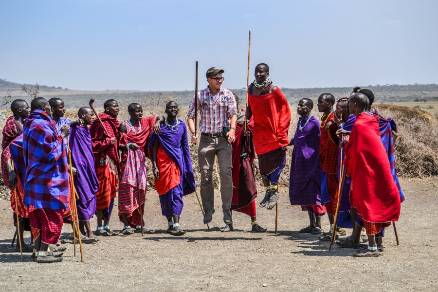 Pijnenburg peperkoek reclame Masai in Tanzania - Reiskick