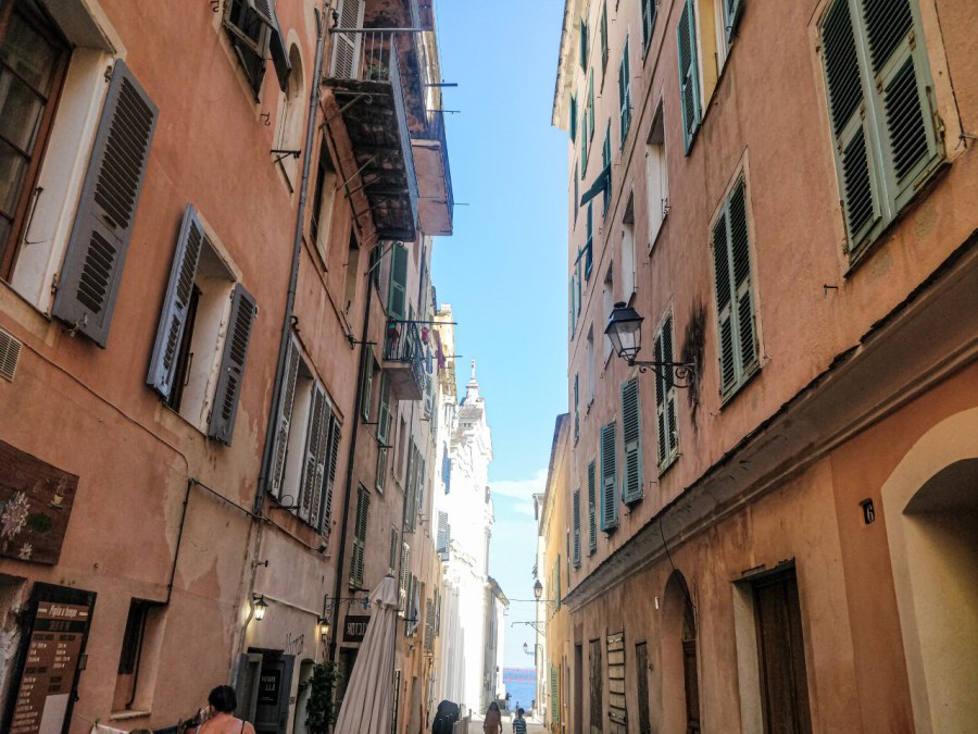 Straten in Bastia, Corsica